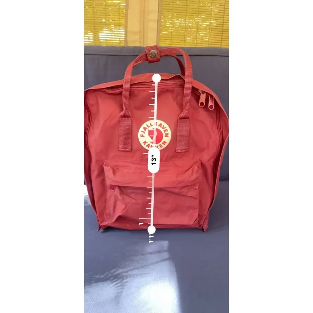 Fjallraven Kanken Classic 16L Backpack Ox Red Pink Coral